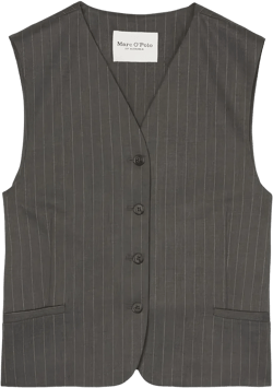 pinstripe sleeveless waistcoat