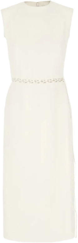 rope-detail dress
