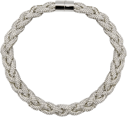 Yua crystal-embellished choker