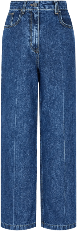 straight-leg jeans