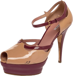 125mm leather pumps