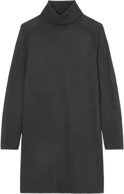 turtleneck sweater mini dress