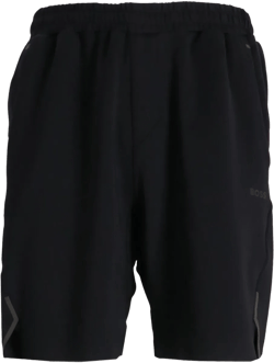 elasticated-waistband track shorts
