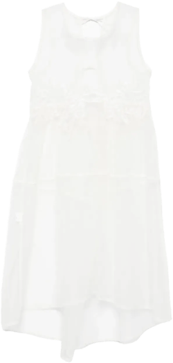 semi-sheer midi dress