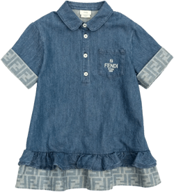 ruffled FF logo dress