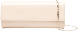 patent leather clutch bag