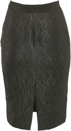 textured midi skirt