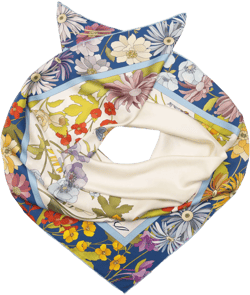 Elizabetta Carlotta - Hand Rolled Silk Foulard for Women