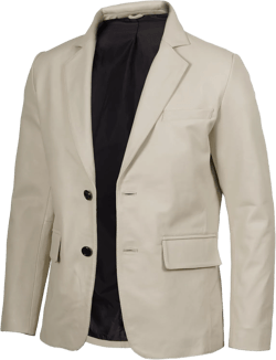 fjackets Leather Blazer for Men - Black & Brown Real Lambskin Casual Men's Leather Jacket Coats at Amazon Men’s Clothing store