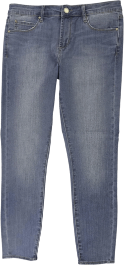 Articles of Society Womens Super-Soft Split-Hem Skinny Fit Jeans, Blue, 27