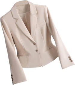 HGps8w Elegant Crop Blazers for Women Trendy 2025 Lapel Open Front Cardigan Long Sleeve Casual Work Office Suit Jackets 01 Beige 4X-Large