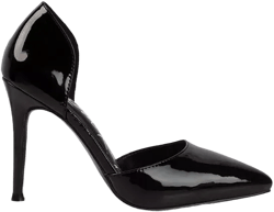 Candy Cane Patent Faux Leather High Heel Pumps