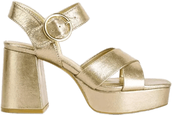 adore strappy block heel sandals