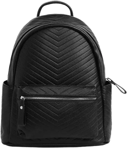 Women's The Chevron Curve Backpack - Onyx Black