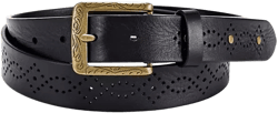 Women's Daisy Blossom Leather Belt