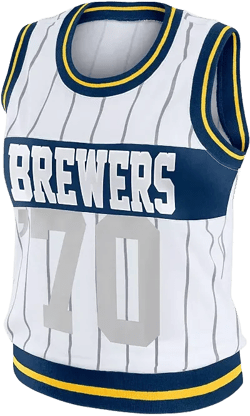 Women's White Milwaukee Brewers Sporty Tank Top
