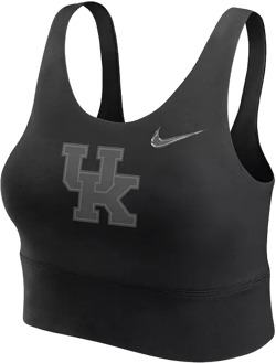 Women's Black Kentucky Wildcats Performance Longline Sports Bra