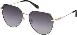 Quay Australia Women's Main Character Oversized Flat-Top Rounded Sunglasses