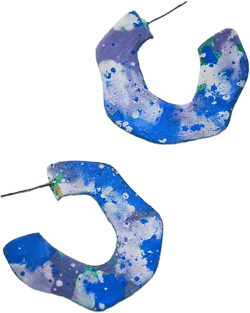 Sibilia Mancha Hoop Earrings