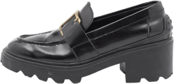 pre-owned Gomma Carro platform loafers