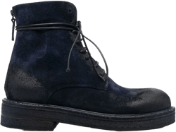 lace-up suede boots