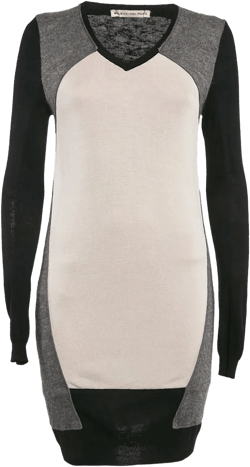 colour-block dress