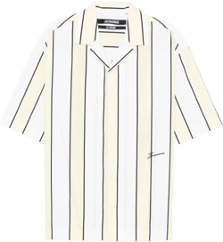 stripe short-sleeve shirt