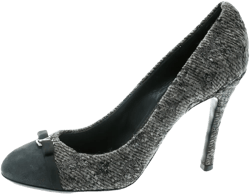 100mm suede heeled pumps