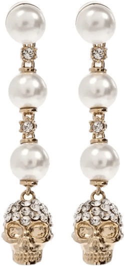 crystal-embellished earrings