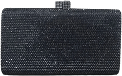 crystal-embellished clutch bag