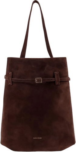 Tote du Jour suede buckle-fastening tote bag