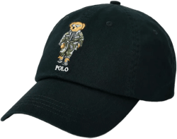 Polo Bear-embroidered cap
