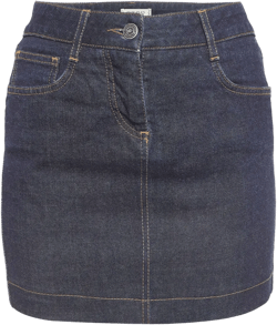 denim miniskirt