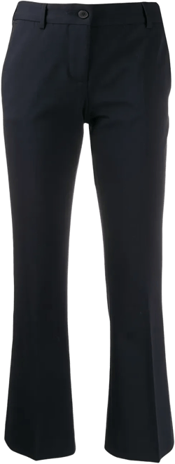cropped slim-fit trousers