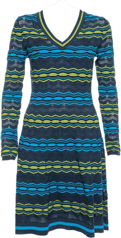 2023 wave-patterned dress