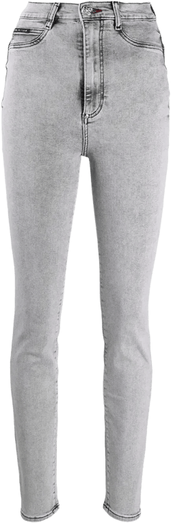 high-rise skinny jeans