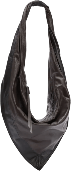 Scarf twisted-strap shoulder bag