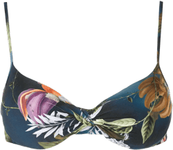 Cassis print bikini top