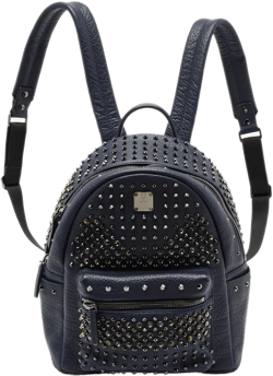 Stark studded crystal backpack