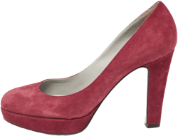 115mm suede platform pumps