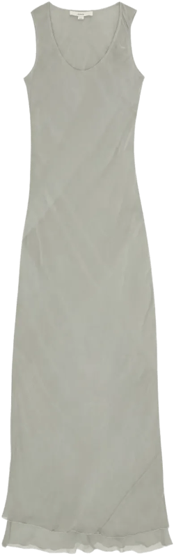 slip layered maxi dress