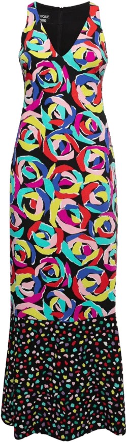 floral-print dress