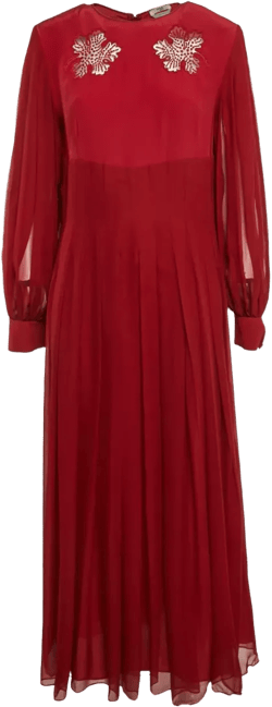 silk midi dress