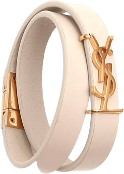 Opyum Double Wrap leather bracelet