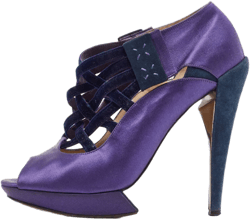 135mm leather heeled sandals