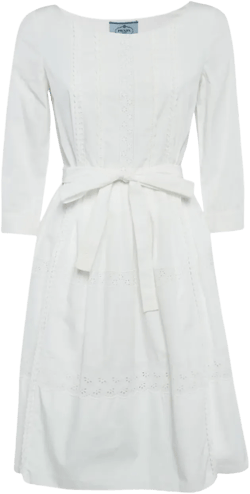 embroidered midi dress