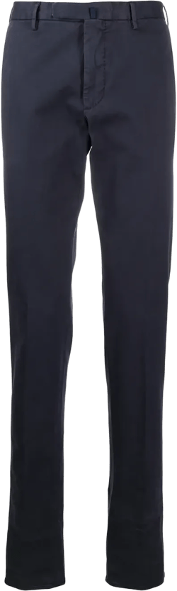 mid-rise chino trousers