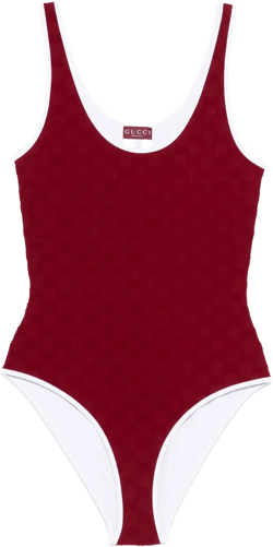 GG terrycloth textured swimsuit