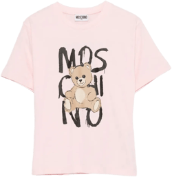 Teddy Bear-print cotton T-shirt