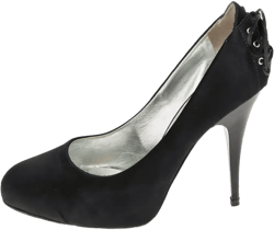 pre-owned 110mm lace-up pumps